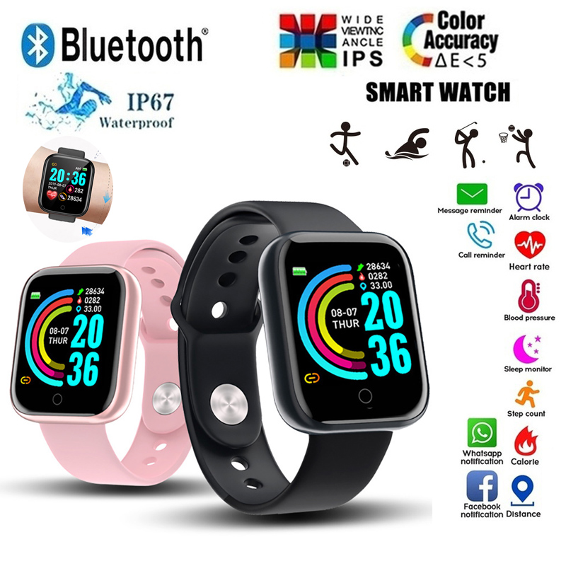 Smartwatch Faces - D20 inteligentny zegarek wodoodporny Fitness Tracker