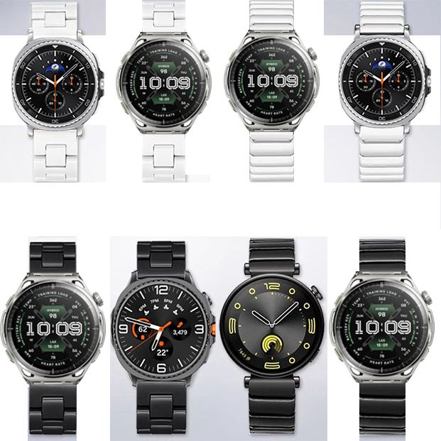 Ceramic Link Bracelet - 22mm ceramiczny pasek do zegarka Amazfit