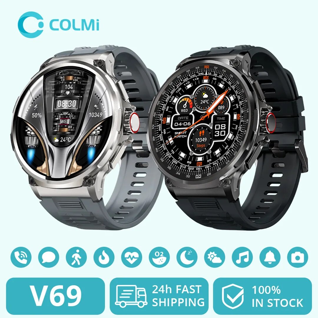 Smartwatch Faces - COLMI V69 1,85 cala Bluetooth Bluetooth
