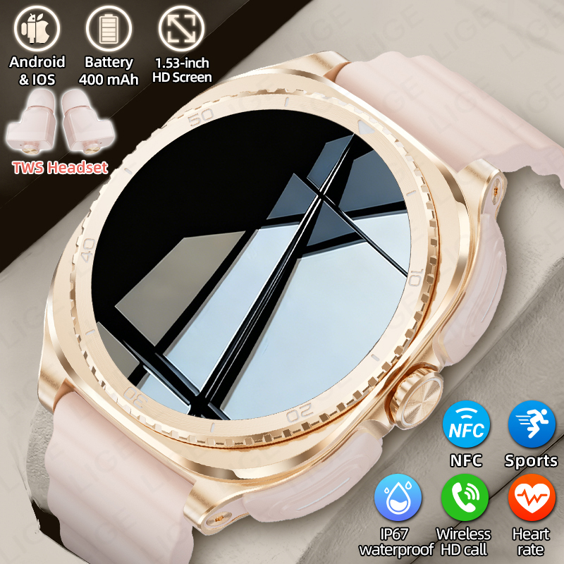 Smartwatch Headset - LIGE 2 w 1 Słuchawki TWS