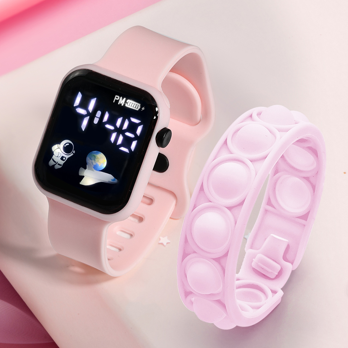 Smartwatch Icon - 2 sztuki smartwatch dla dzieci bransoletka