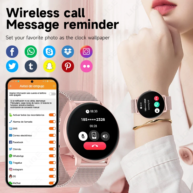 LIGE Smartwatch z funkcją połą – Smartwatch Custom recenzja i cena