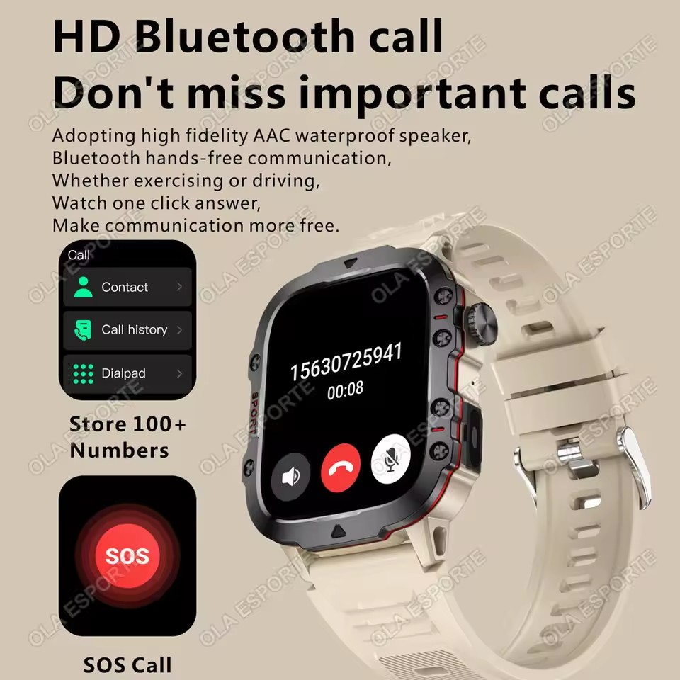 2026 Nowy Wojskowy Smartwatch  – Smartwatch Custom recenzja i cena