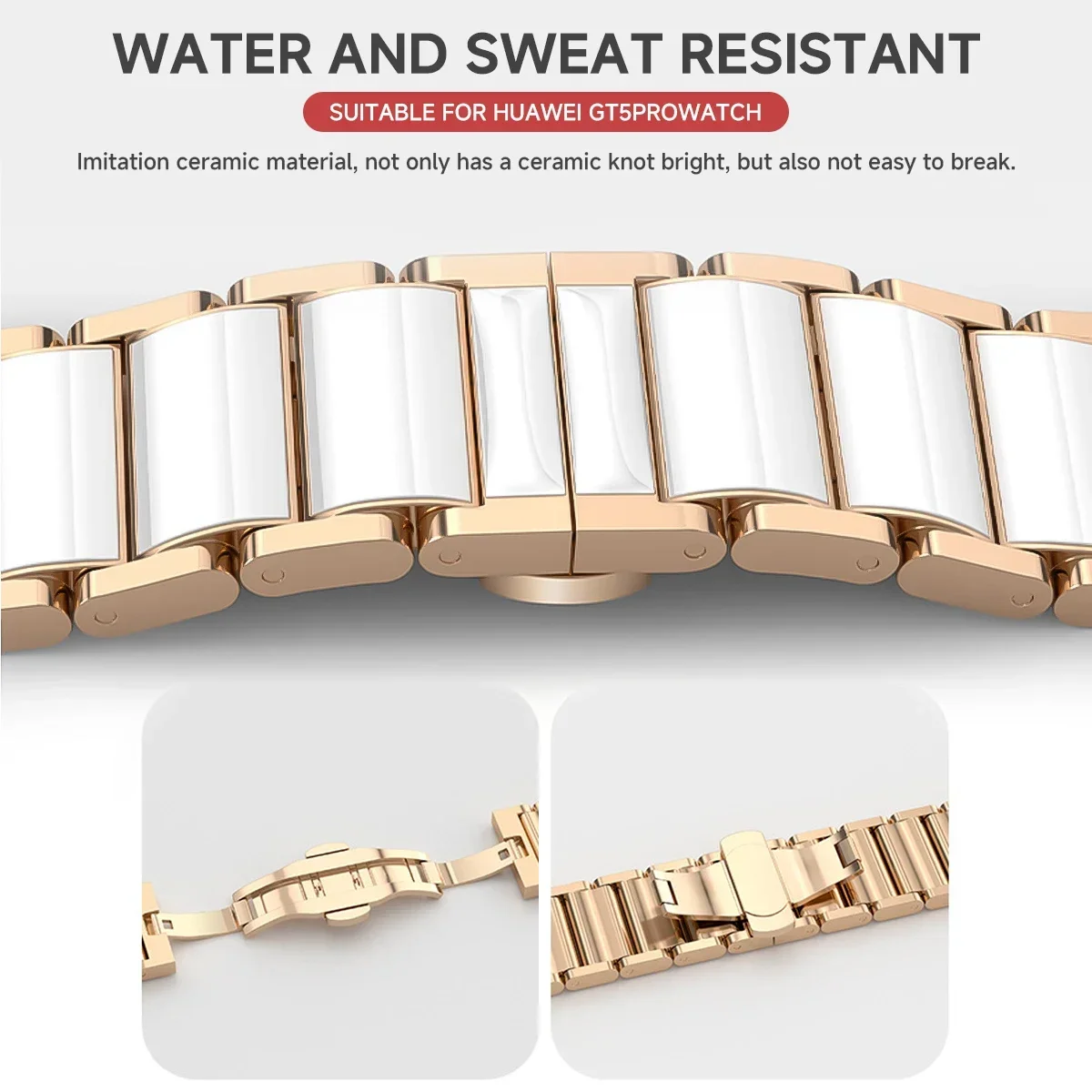 Ceramiczny pasek do zegarka Hu – Ceramic Link Bracelet recenzja i cena