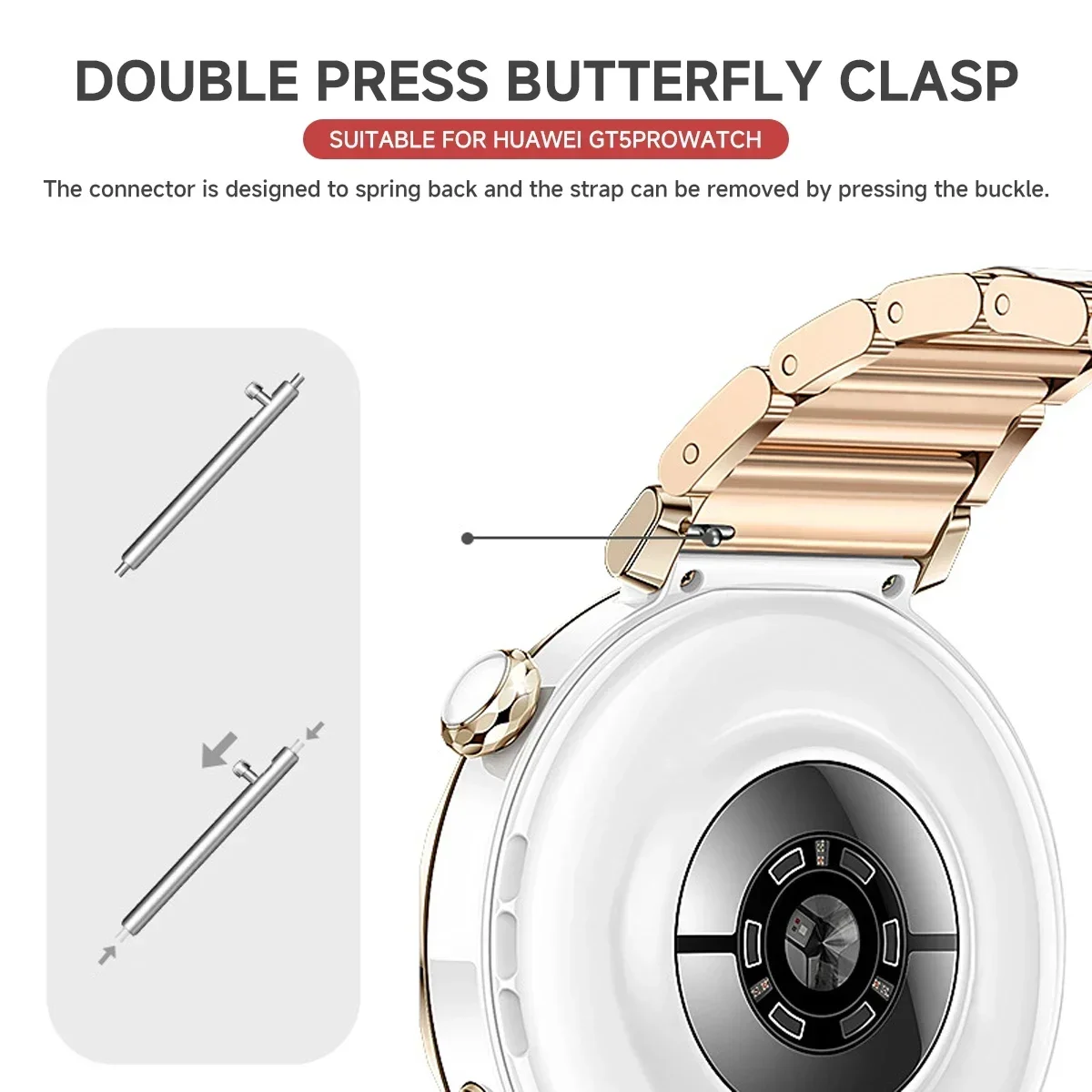 Ceramiczny pasek do zegarka Hu – Ceramic Link Bracelet recenzja i cena