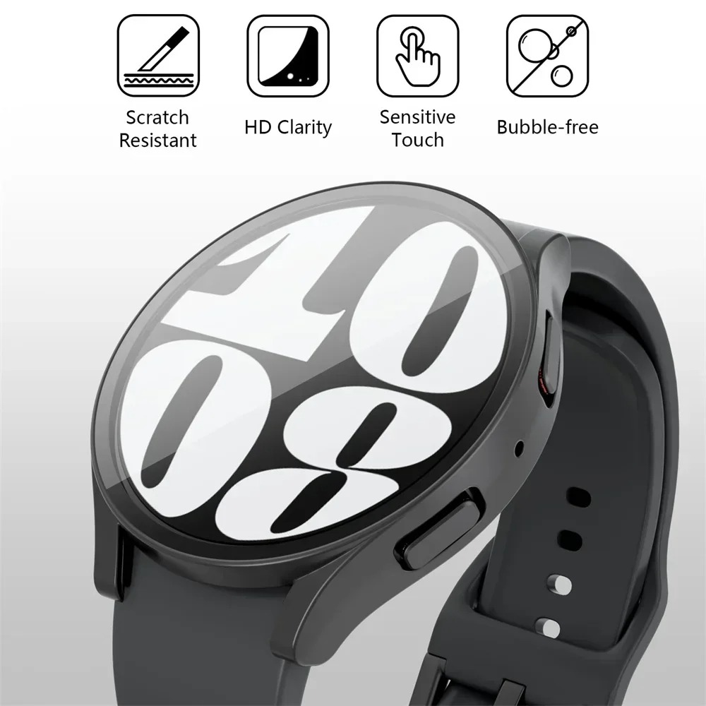 Matowy bumper PC z wbudowanym  – Accessories For Galaxy Watch 5 recenzja i cena